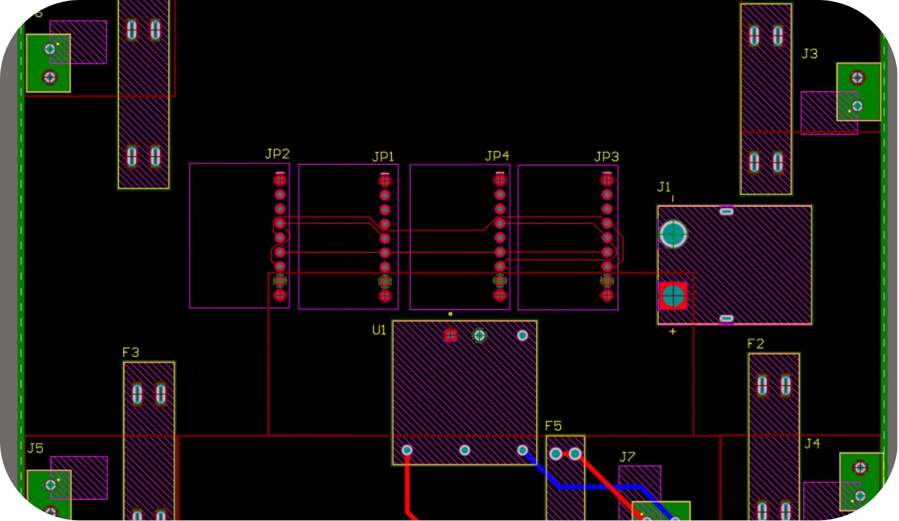 PCB layout for CCBR robot control electronics